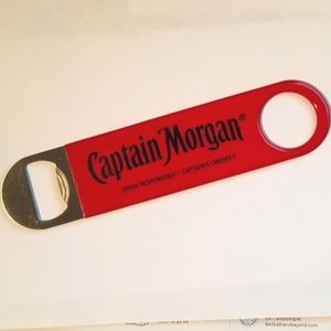 [NEW] Bartender's Speed Bottle Opener RUBBER GRIP Captain Morgan
